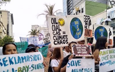 IN PHOTOS: Filipino youth rally for climate justice